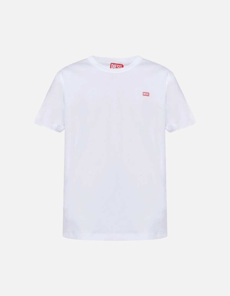 T-Miego Basic Logo White T-Shirt