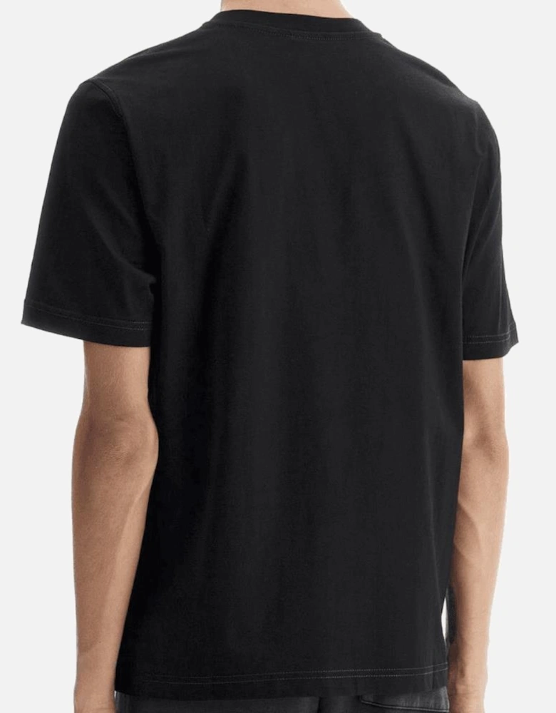 Pixel Graphic Logo Black T-Shirt