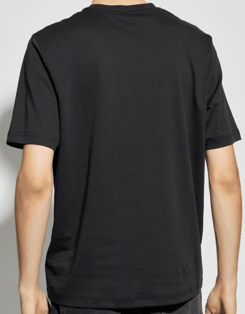 T-Adjust-Doval Logo Black T-Shirt