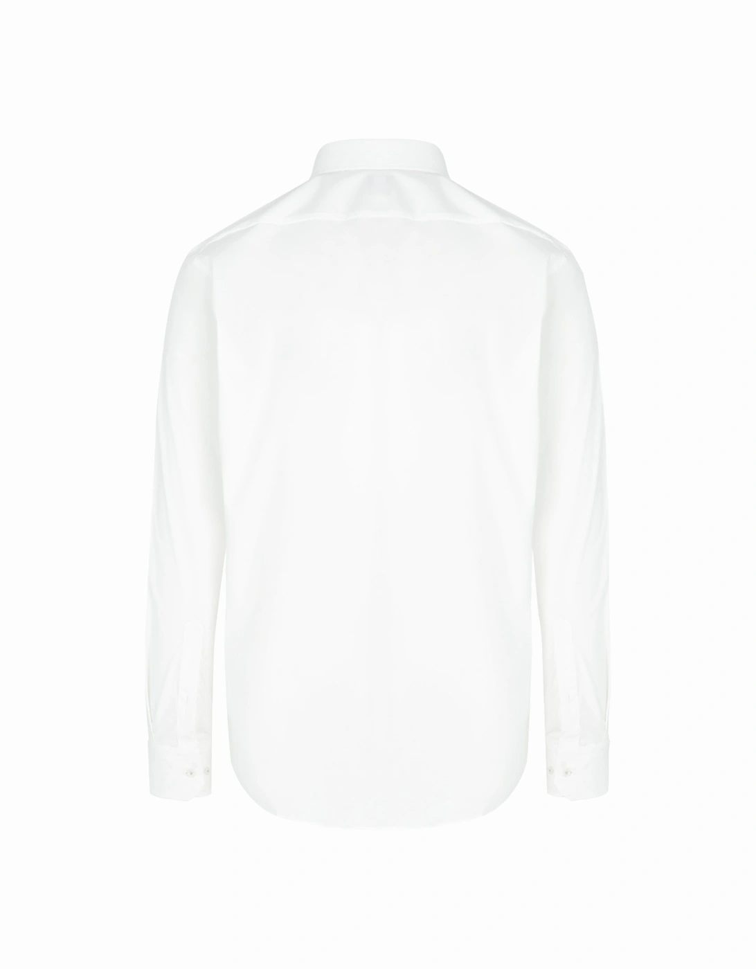 H Joe Kent Stretch Cotton Shirt White