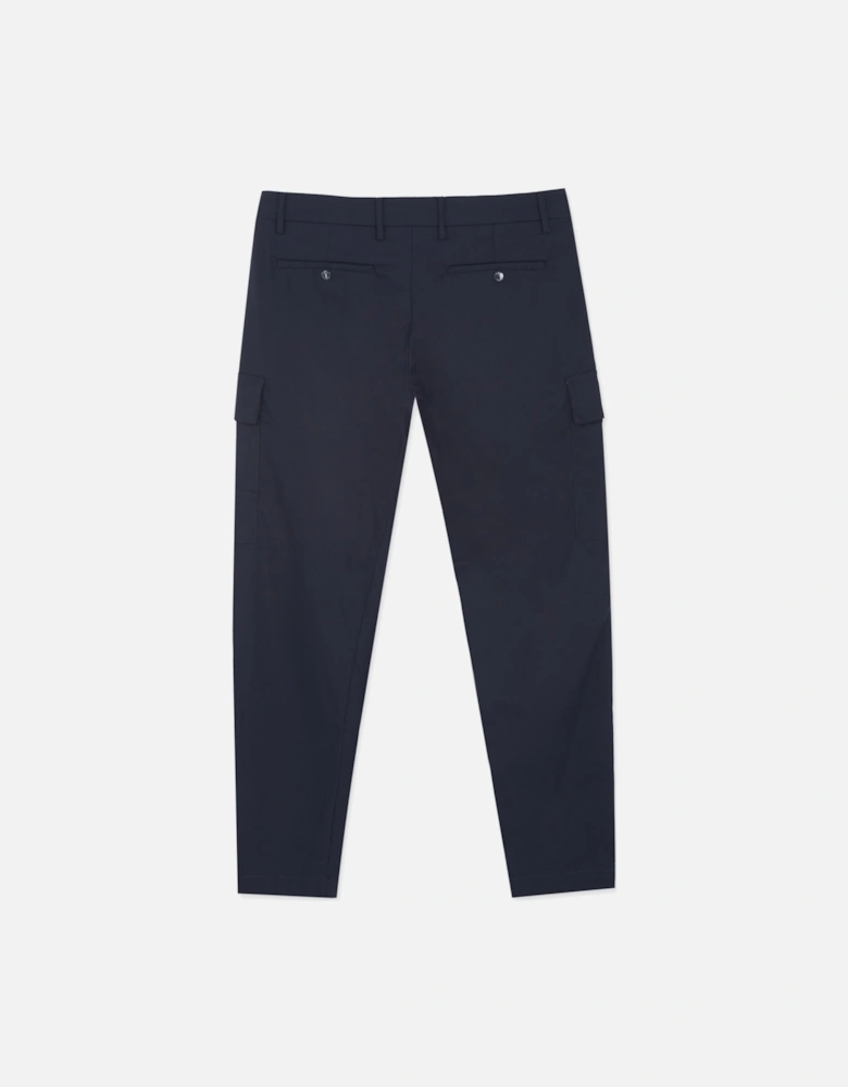 Metropolis Series Technical Panama Ergonomic Cargo Pants Navy