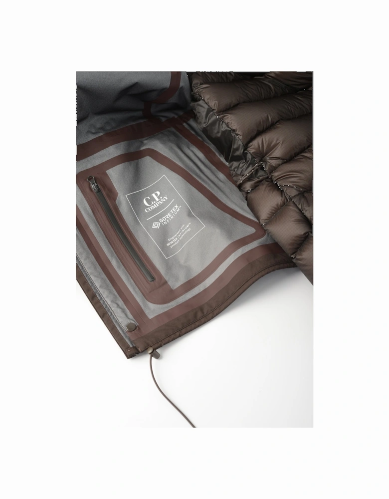 Metropolis Series Gore-Tex 3L Infinium Hooded Jacket Brown