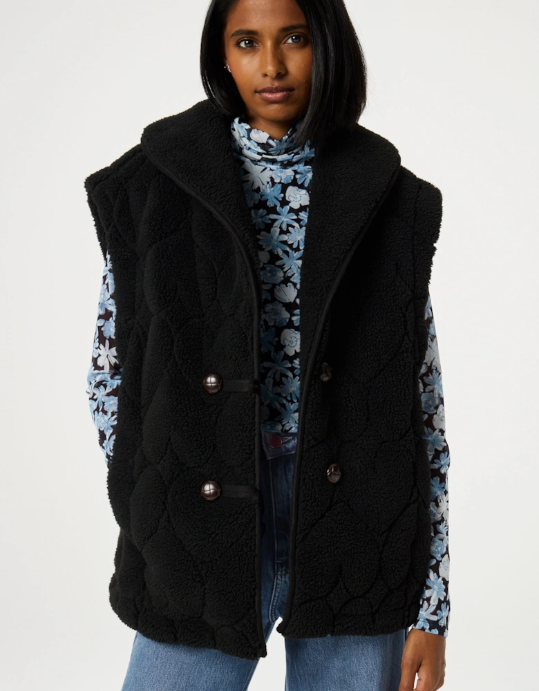 Merlin Gilet in black