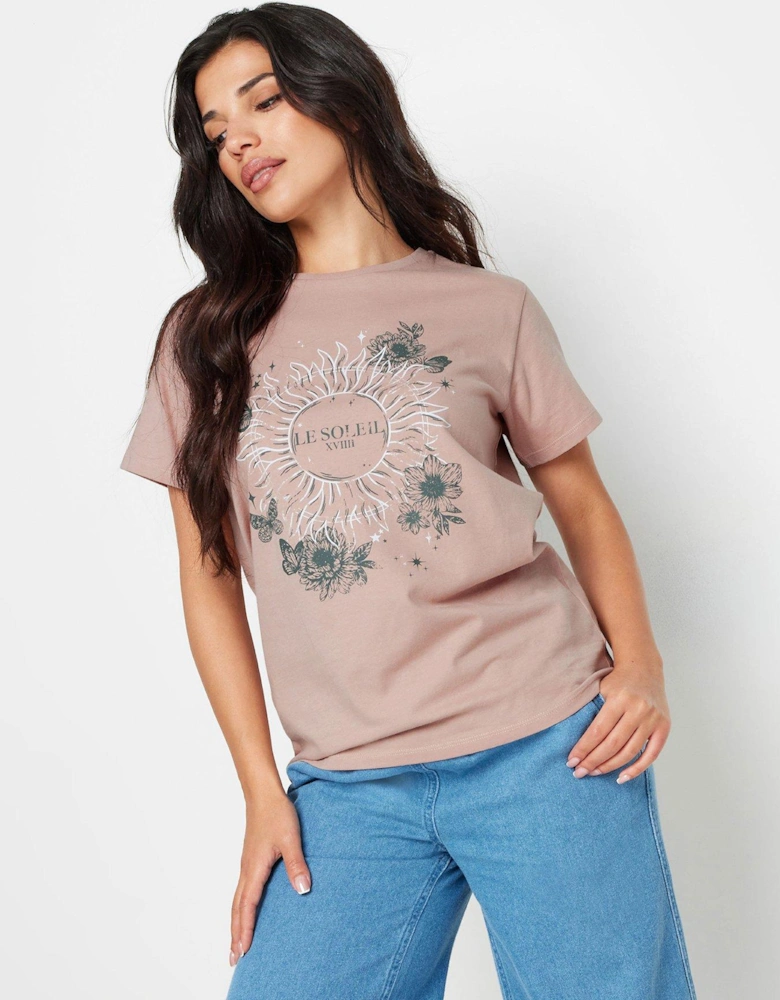 Petite Le Soleil T Shirt - Pink