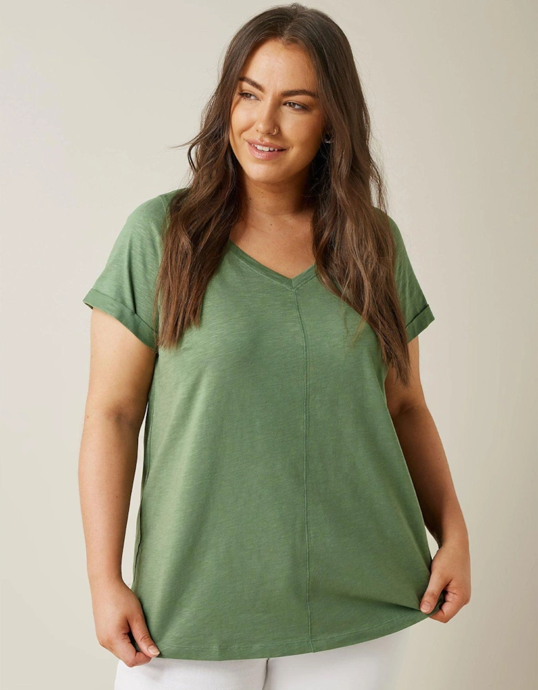 Slub Jersey Tee - Green