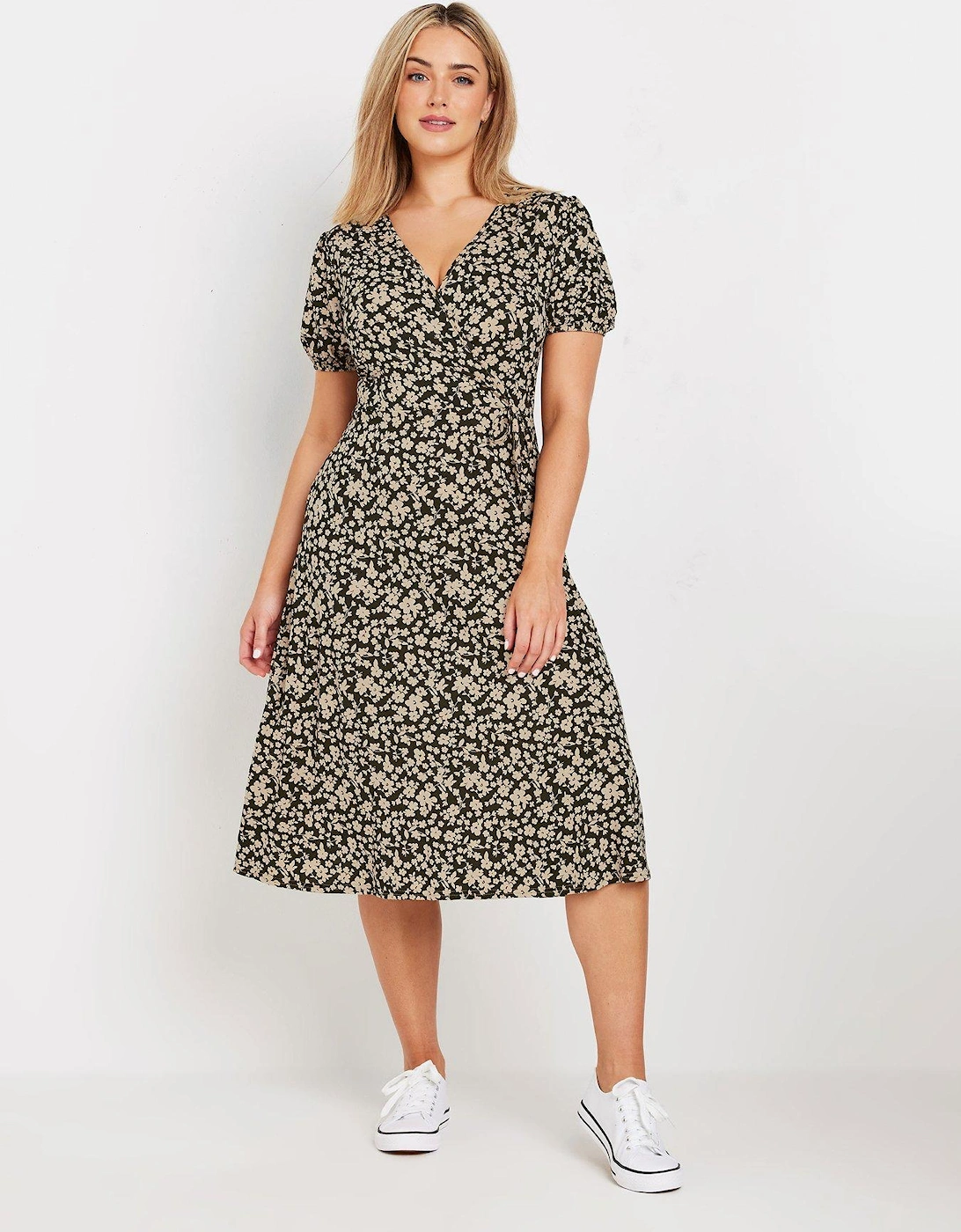 Floral Wrap Dress, 2 of 1