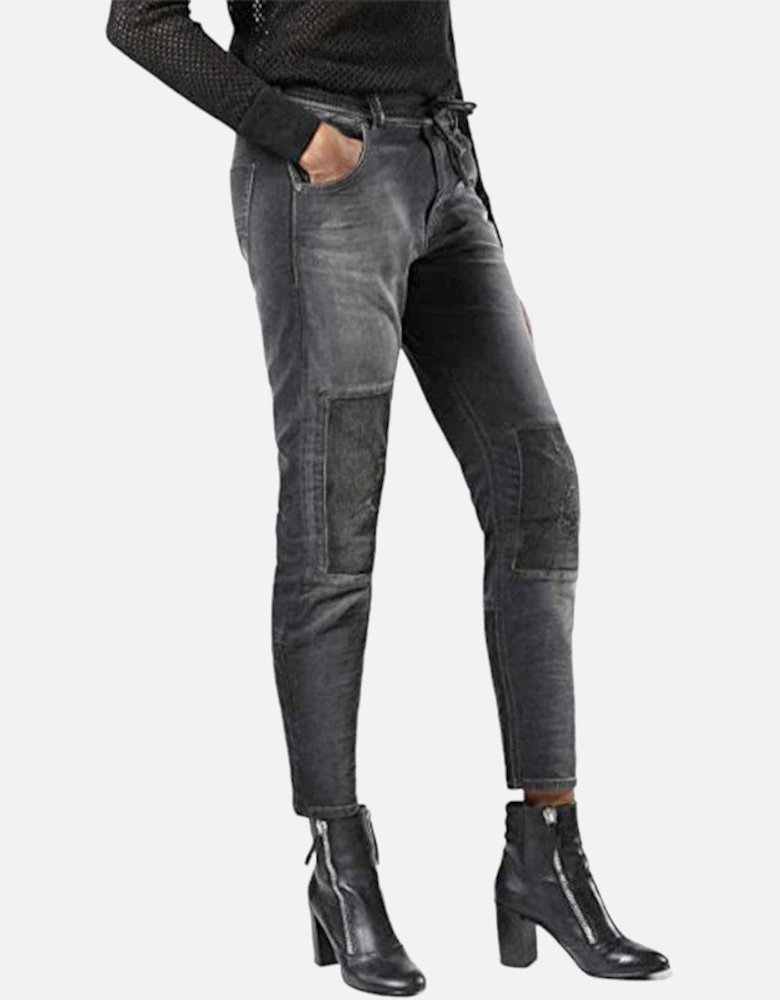 KRAILEY NE 0855Z Womens Denim Jeans Distressed Slim Fit Skinny Jogg Pants