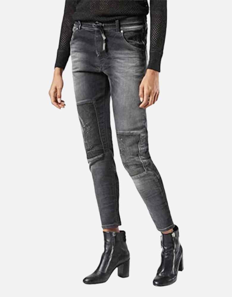 KRAILEY NE 0855Z Womens Denim Jeans Distressed Slim Fit Skinny Jogg Pants