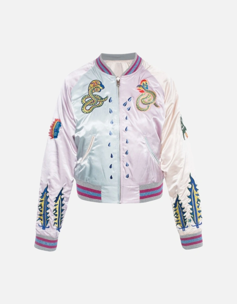 G ABSOL Womens Bomber Jacket Pink
