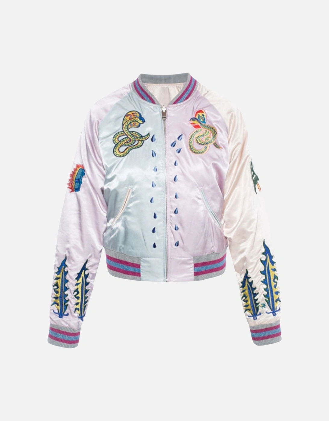 G ABSOL Womens Bomber Jacket Pink