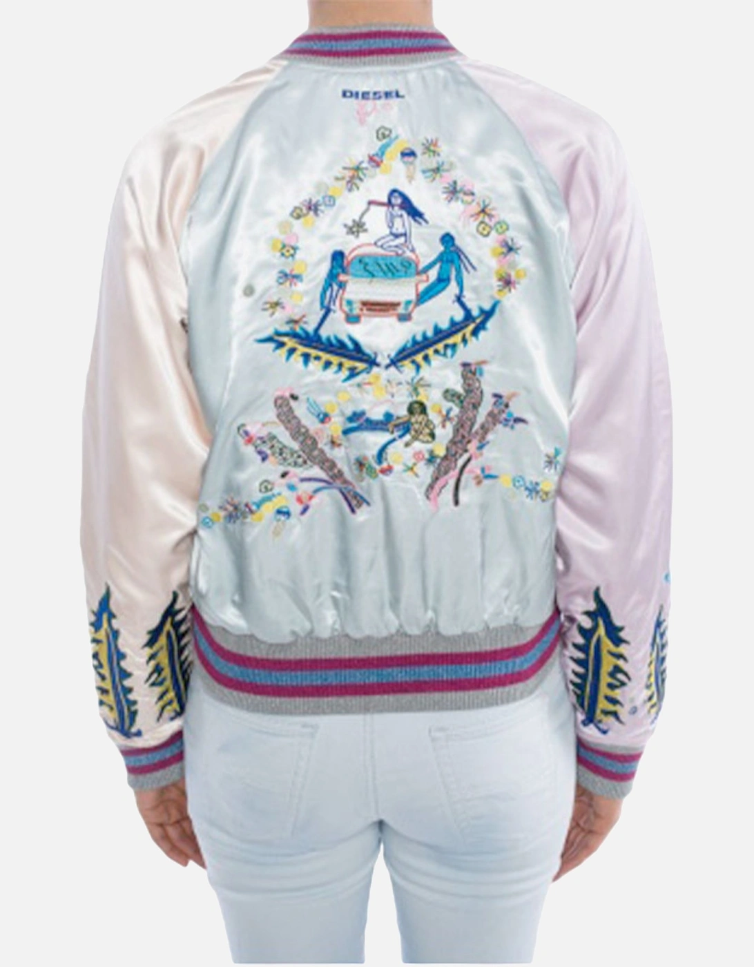 G ABSOL Womens Bomber Jacket Pink