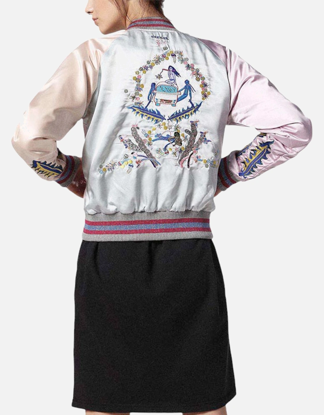 G ABSOL Womens Bomber Jacket Pink