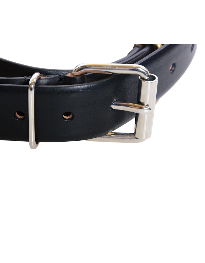 GMBELT Mens Belts Genuine Leather Vintage Adjustable Three Buckle Belt