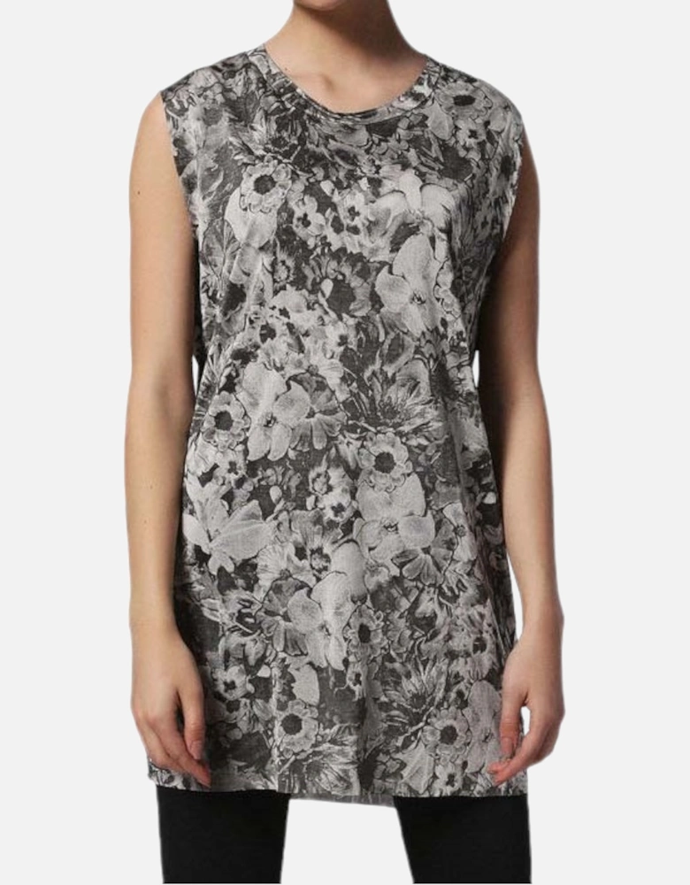 T WESSY F Womens Dress Round Neck Sleeveless