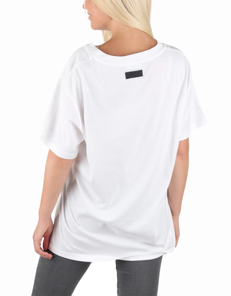 T OVERY Womens T Shirt Crew Neck Short Sleeve Relaxed Fit Casual Tops