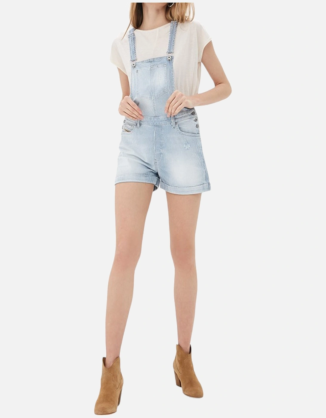 R JAMPET Womens Denim Jumpsuit Beachwear