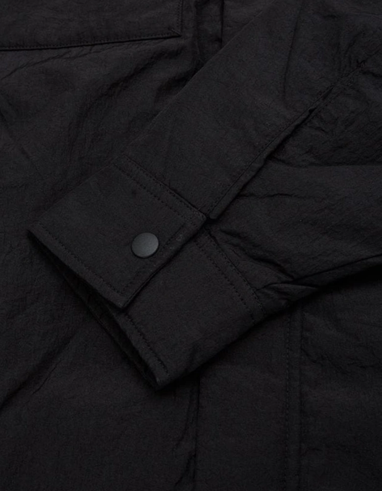 Emporio Armani Chest Pocket Overshirt Jacket Black