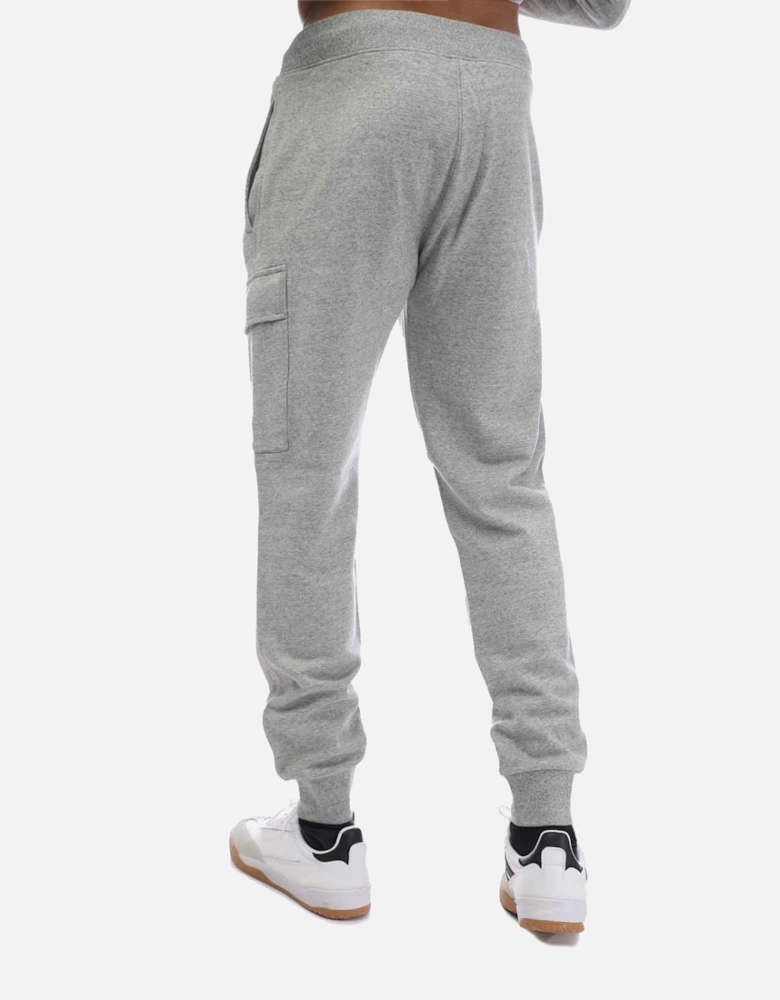 Diagonal Raised Fleece Cargo Sweatpants