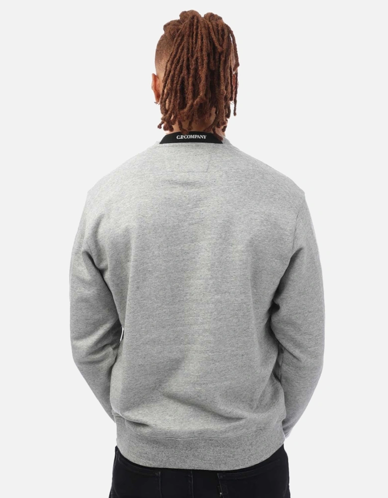 Diagonal Raised Fleece Sweatshirt