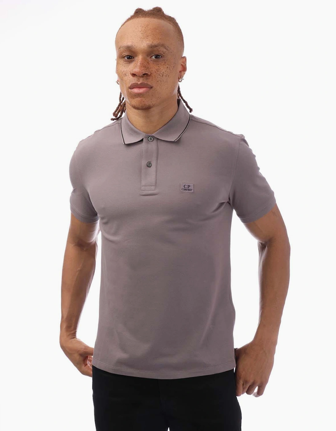 Cp Company Men's Purple Stretch Piquet Polo Shirt - : Regular/36 S