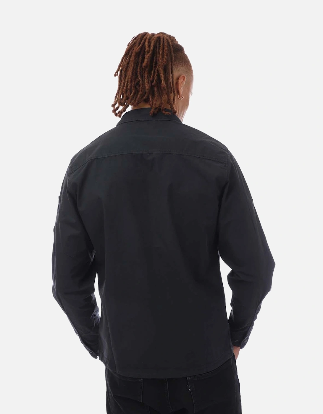 Organic Gabardine Zip Overshirt