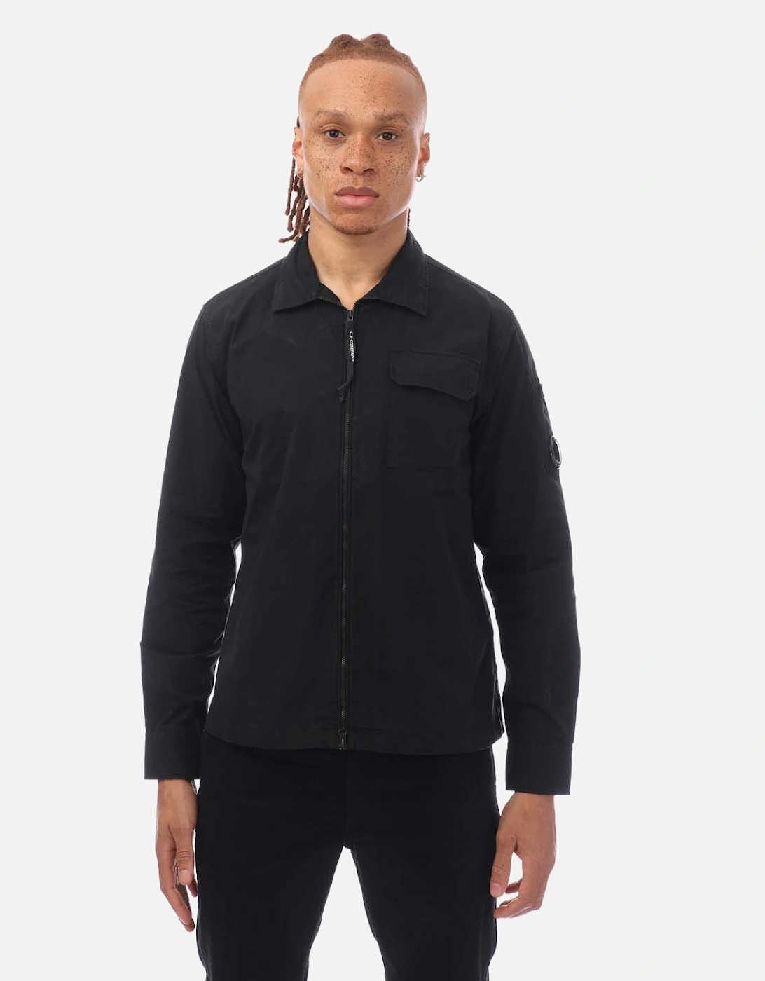 Organic Gabardine Zip Overshirt, 5 of 4