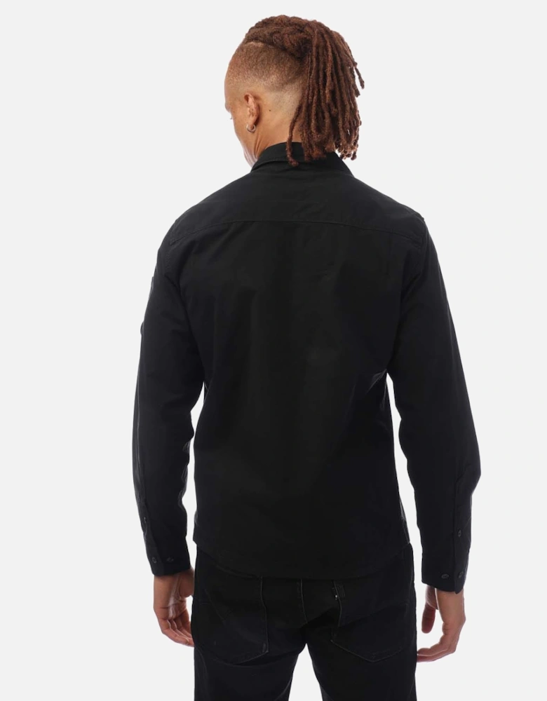 Organic Gabardine Zip Overshirt