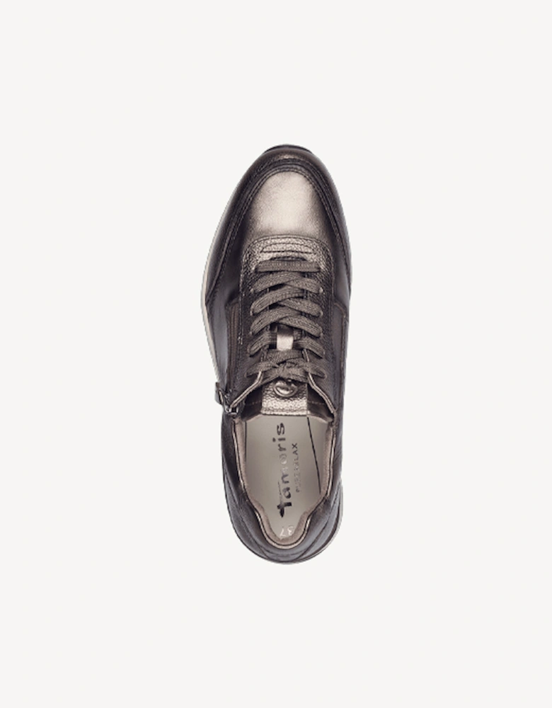 Women's Lace Up Trainer Bronce