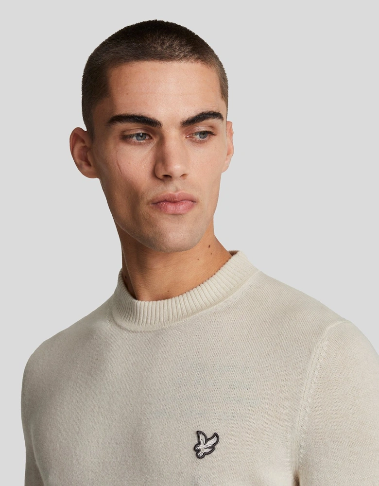 Cashmere Blend Crew Neck Jumper