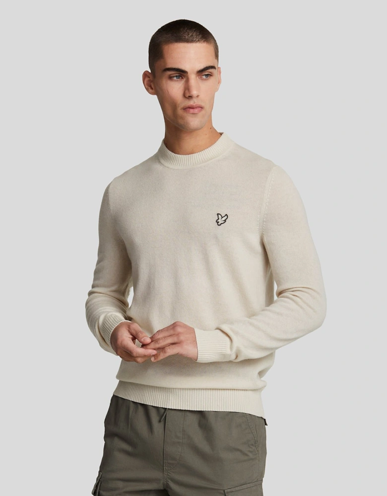 Cashmere Blend Crew Neck Jumper