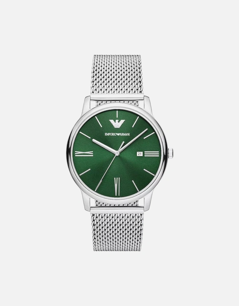 AR11578 Minimalist Green Dial Men’s Watch