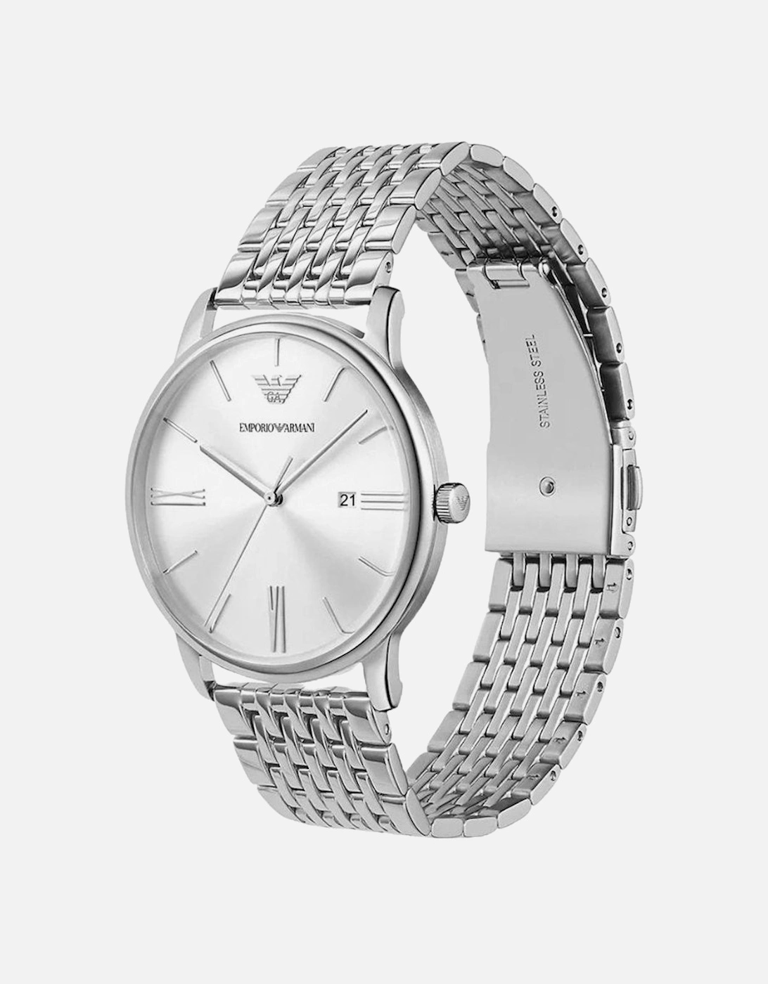 AR11599 Minimalist Three-Hand Date Men’s Watch