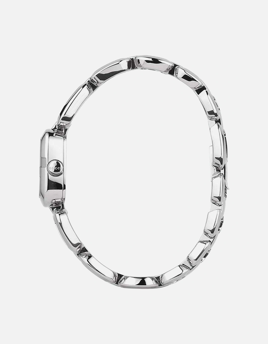 YA125502 Silver Ladies Mother of Pearl Watch