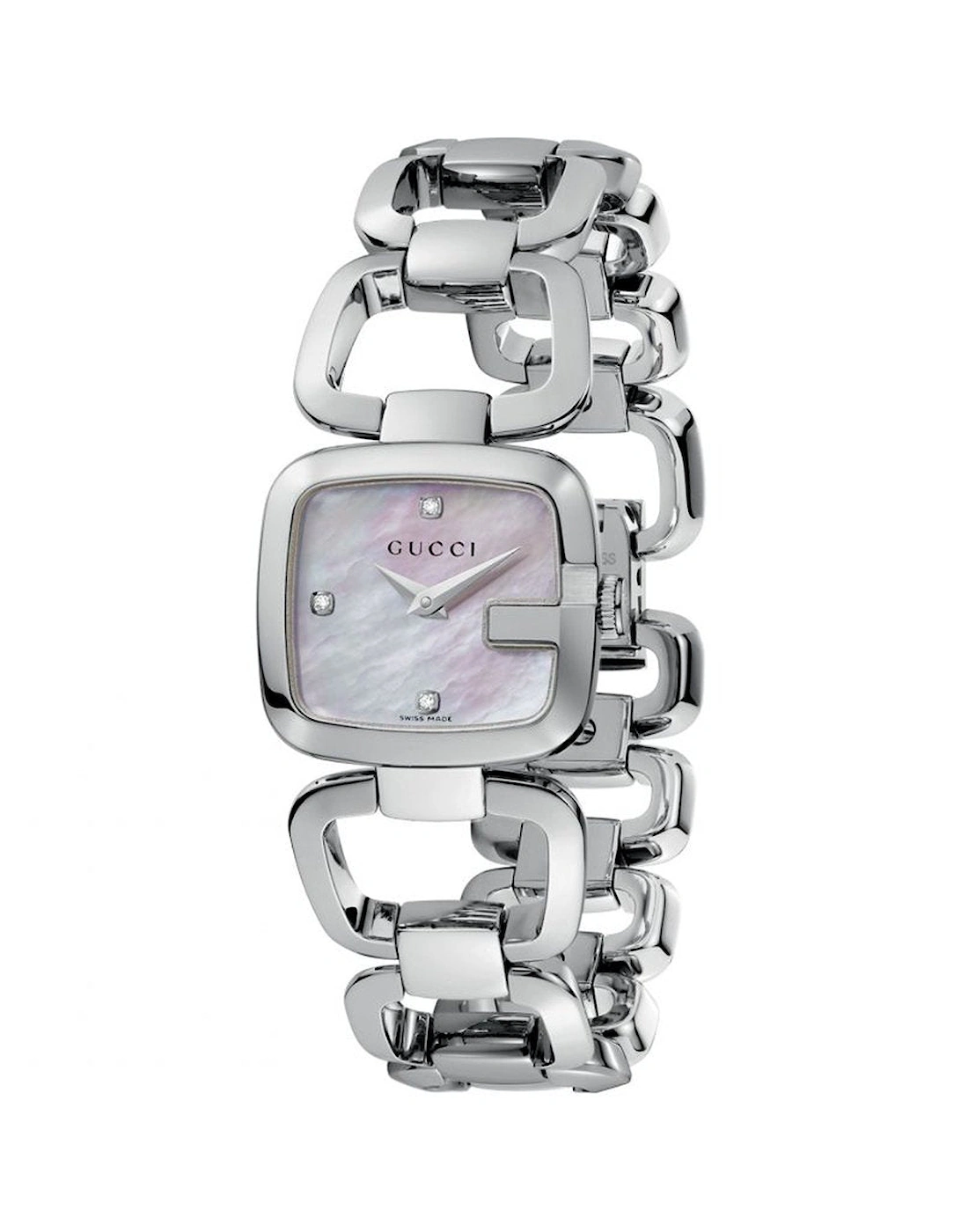 YA125502 Silver Ladies Mother of Pearl Watch, 5 of 4