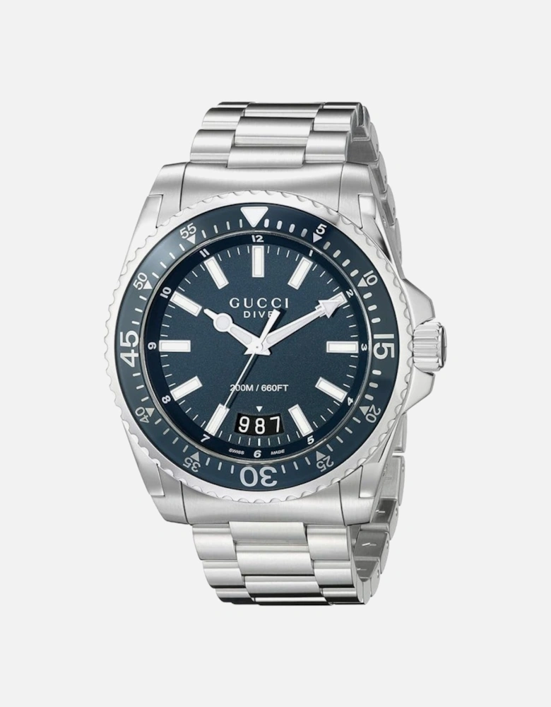YA136203 Dive Blue Dial Stainless Steel Men's Watch