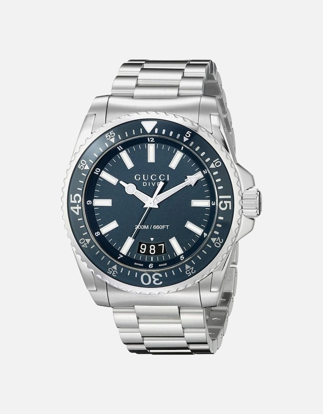YA136203 Dive Blue Dial Stainless Steel Men's Watch, 5 of 4