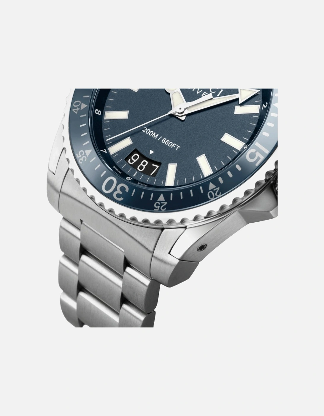 YA136203 Dive Blue Dial Stainless Steel Men's Watch