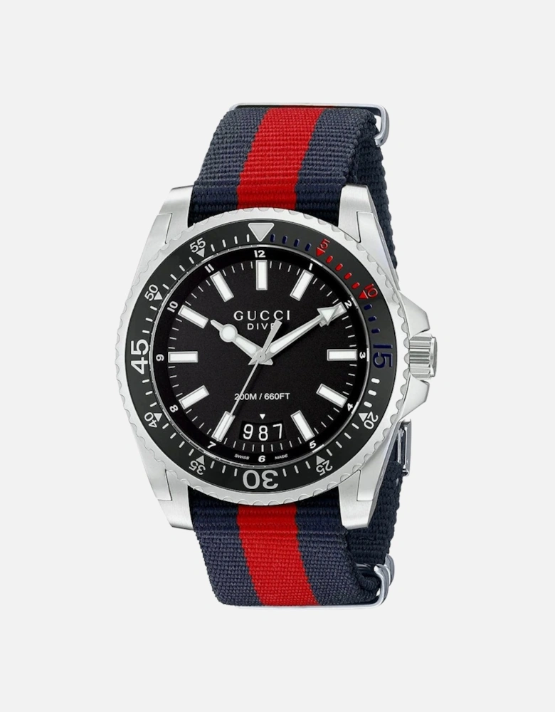 YA136210 Black Dial Men's Watch