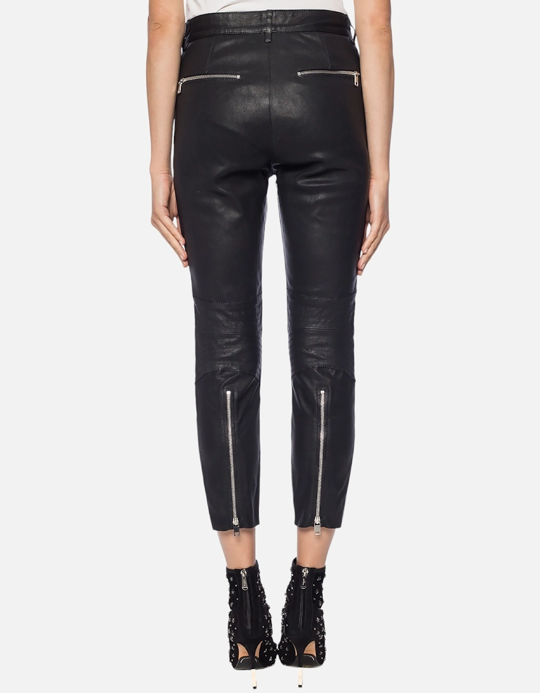 L-GIKO 0DATU Womens Leather Trousers Regular