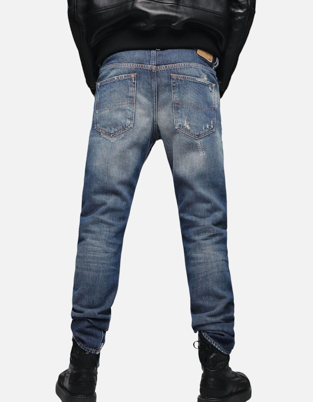 BUSTER 088AQ Mens Jeans Denim Regular Slim Tapered Fit Casual Pants