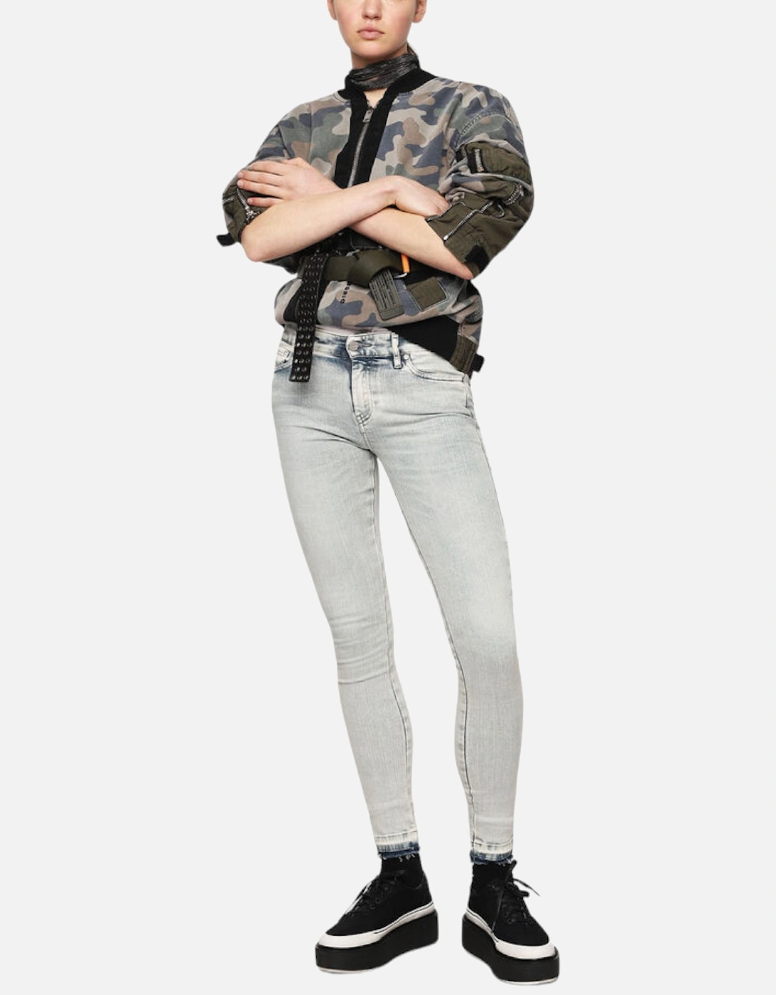 SLANDY 086AF Womens Jeans Super Slim