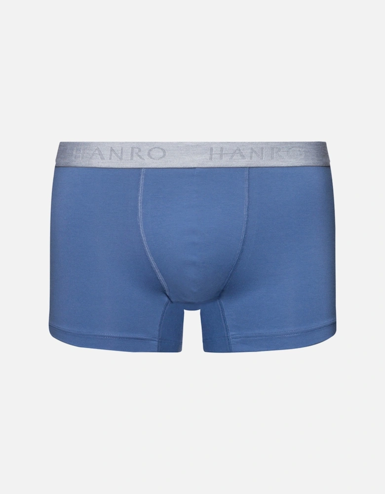 2-Pack Cotton Essentials Boxer Trunks, Windy Blue / Deep Navy