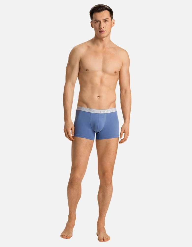 2-Pack Cotton Essentials Boxer Trunks, Windy Blue / Deep Navy