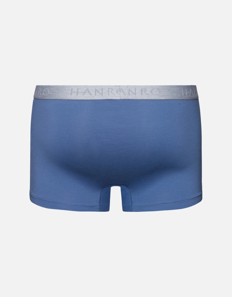 2-Pack Cotton Essentials Boxer Trunks, Windy Blue / Deep Navy