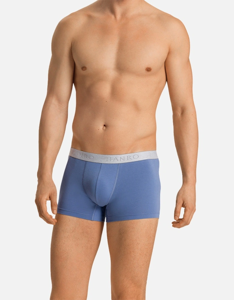 2-Pack Cotton Essentials Boxer Trunks, Windy Blue / Deep Navy