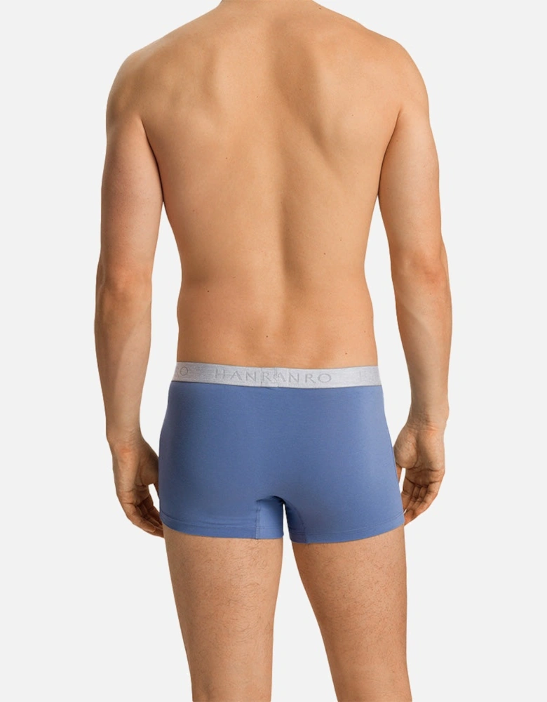 2-Pack Cotton Essentials Boxer Trunks, Windy Blue / Deep Navy