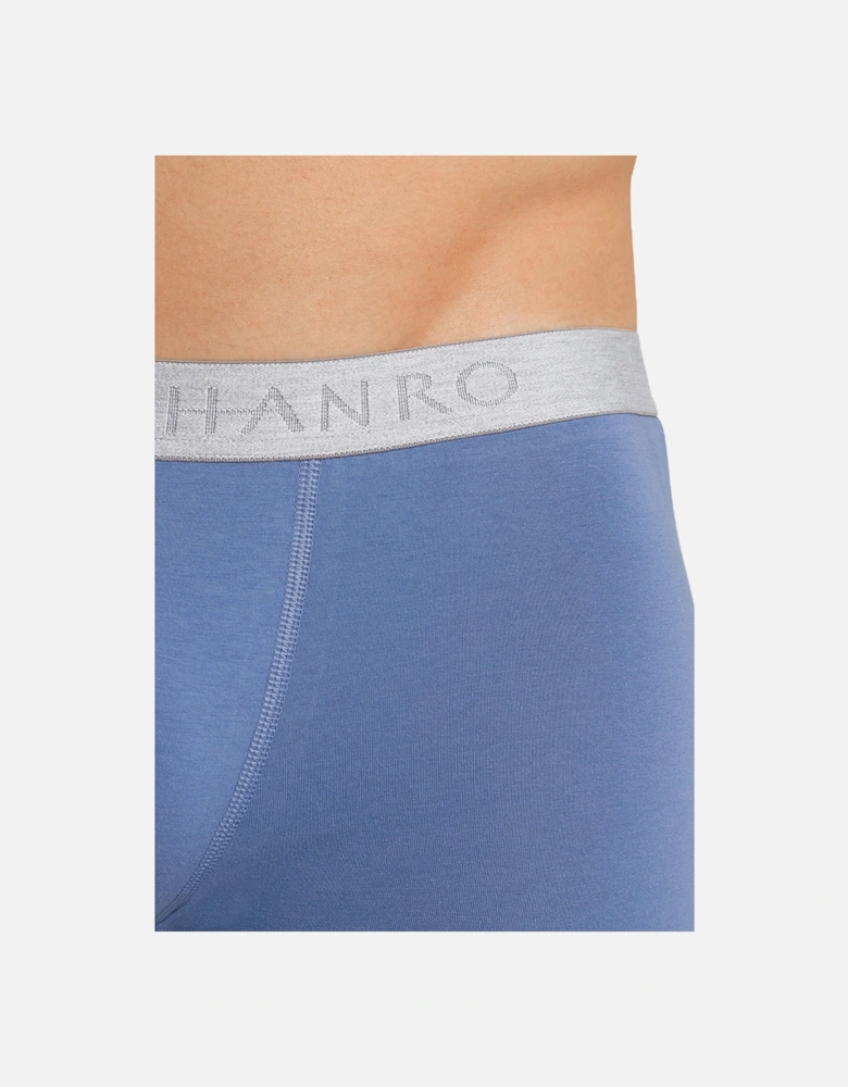2-Pack Cotton Essentials Boxer Trunks, Windy Blue / Deep Navy