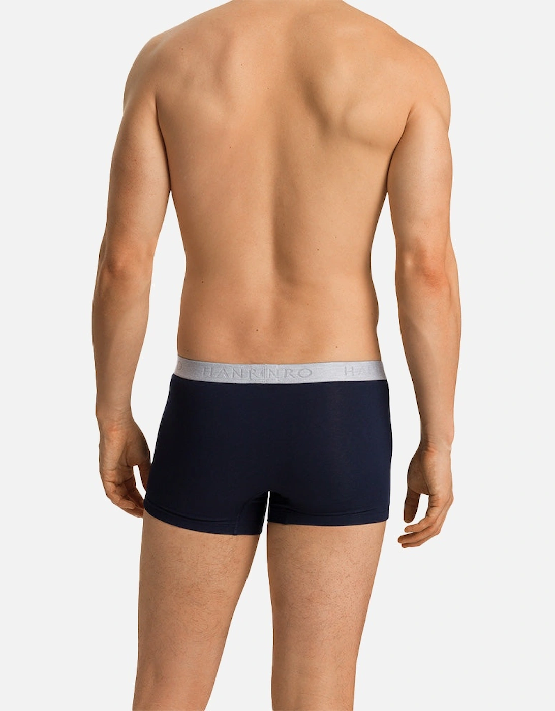 2-Pack Cotton Essentials Boxer Trunks, Windy Blue / Deep Navy