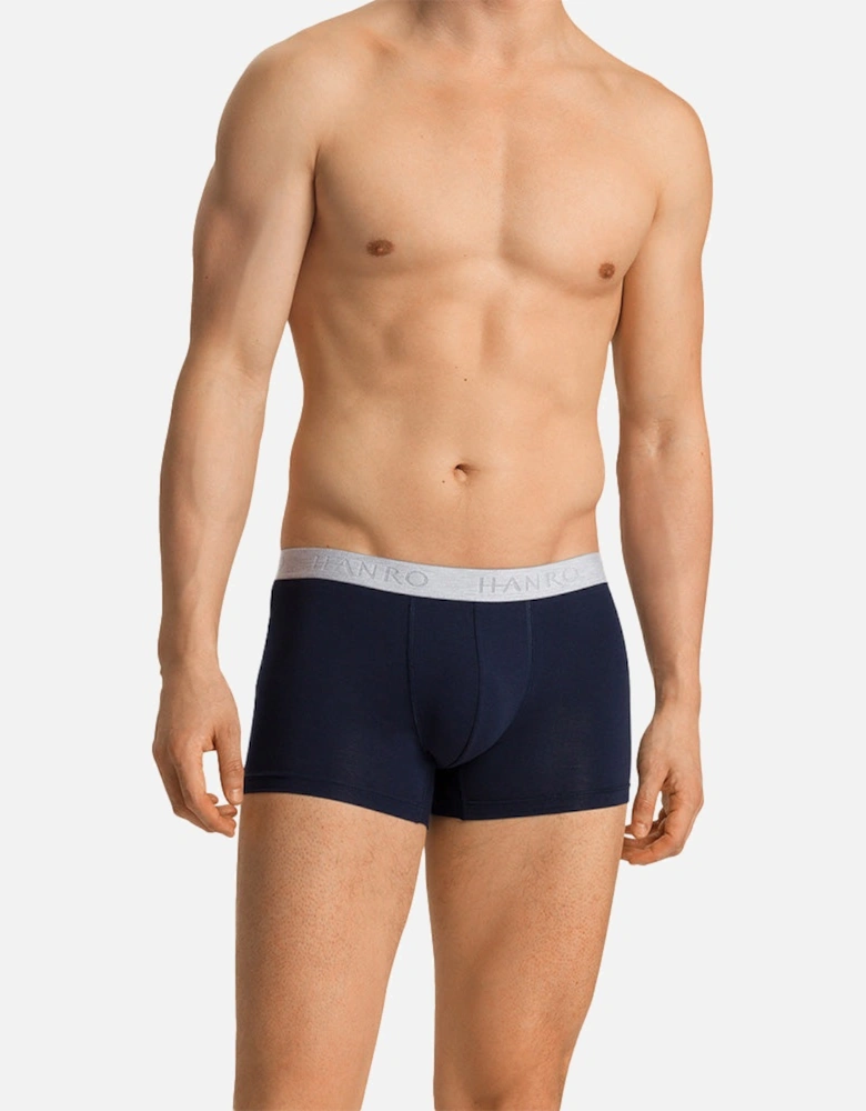 2-Pack Cotton Essentials Boxer Trunks, Windy Blue / Deep Navy