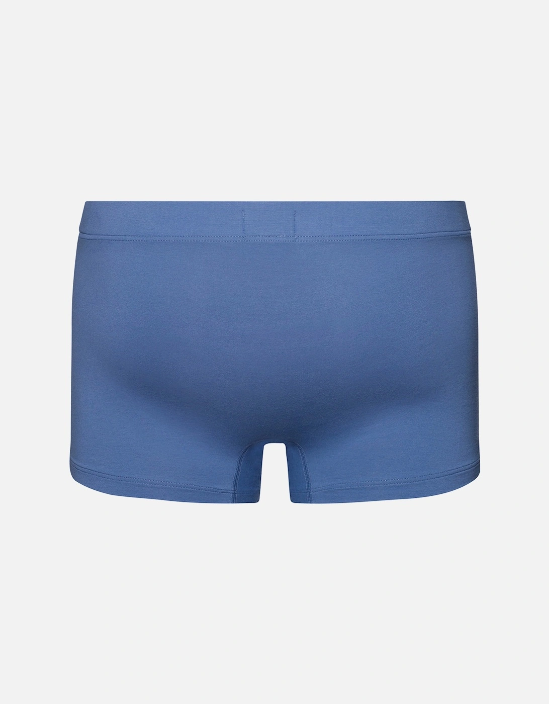 2-Pack Covered Waistband Cotton Essentials Boxer Trunks, Windy Blue / Deep Navy
